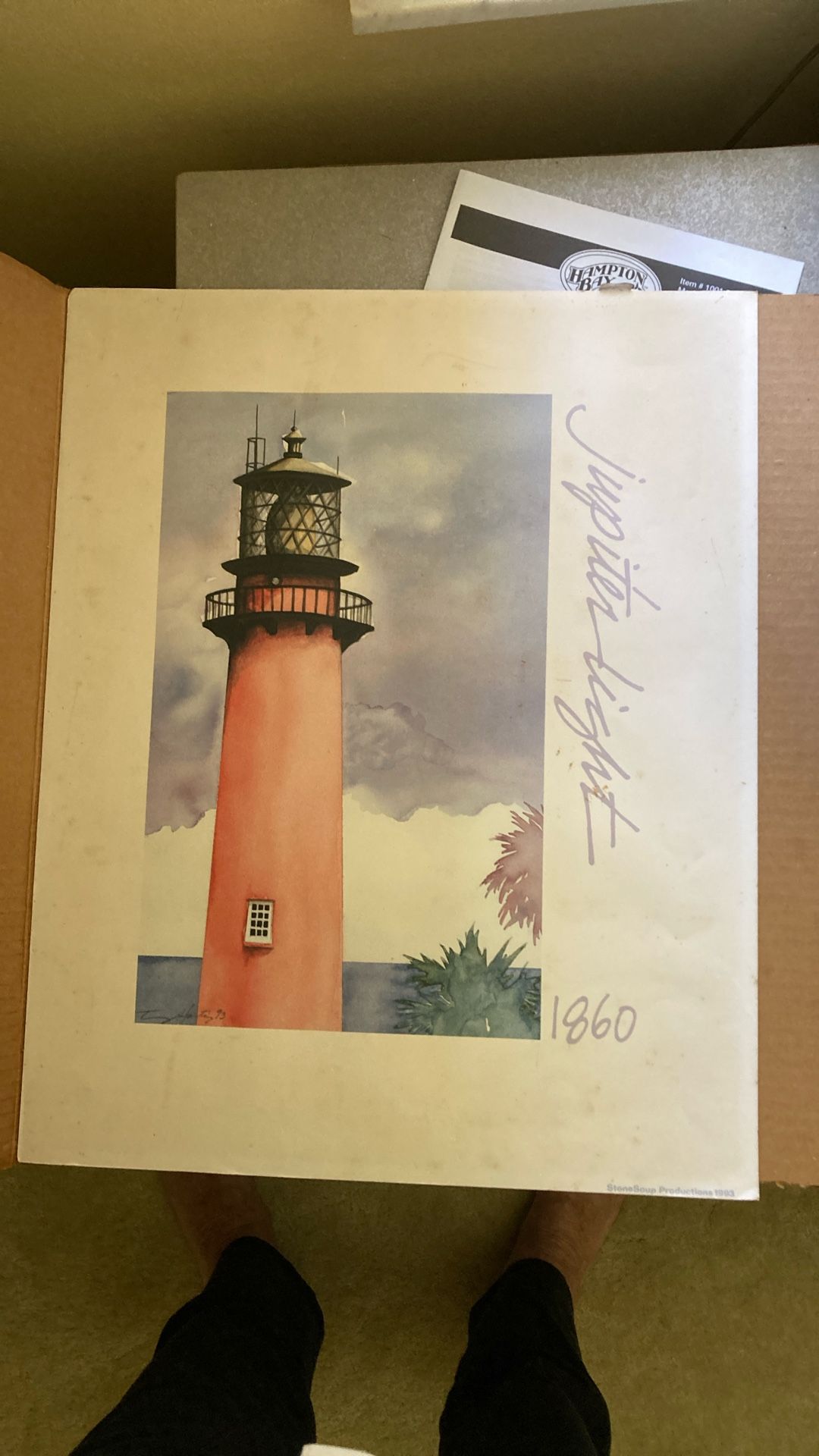 Jupiter Lighthouse Watercolor