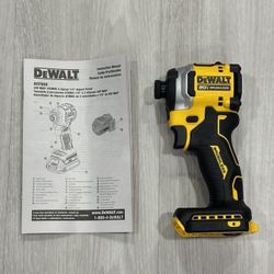 New DeWalt DCF850 20V MAX Atomic Brushless Impact Driver