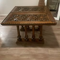 Dining Table + China Cabinet + Mirror Frame