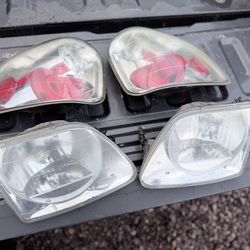 OEM SVT F150 Lightning Headlamps and Tail Lamps