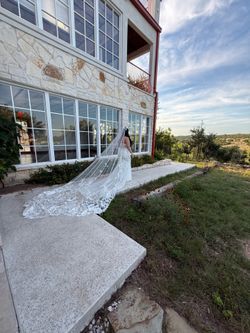 Wedding veil very Long beautiful