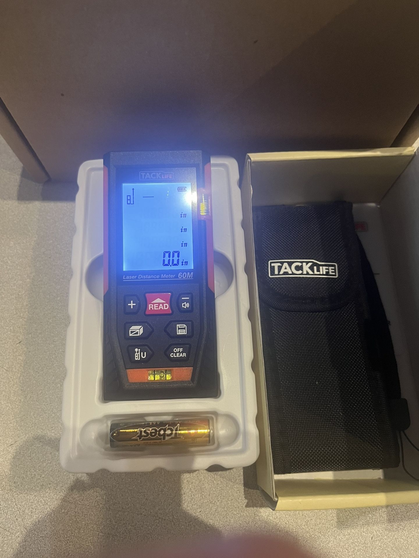 New Tacklife Laser measure HD60 196FT laser distance meter