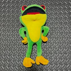 Rainforest Cafe Cha Cha Red Eyed Tree Frog Plush Mascot Stuffed Animal Toy 15"
