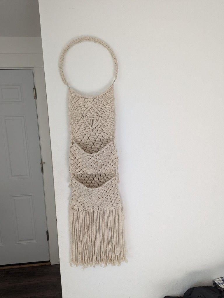 Macrame Organizer Or Plant Hanger
