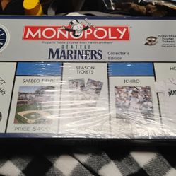 2001 Seattle Mariners Collector's Edition Factory Sealed Monopoly Game