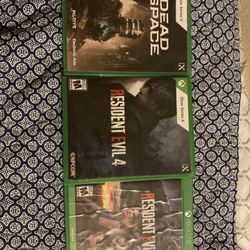 Resident Evil 4 , Dead space And Res3 Xbox series 