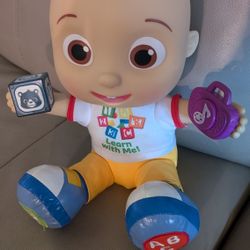 CoComelon, JJ Learning Doll, Includes Lights and Sounds, Baby and Toddler Toy