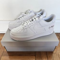 NEW - Nike Air Force 1 Low White Travis Scott Cactus Jack Utopia Edition, Size 9M