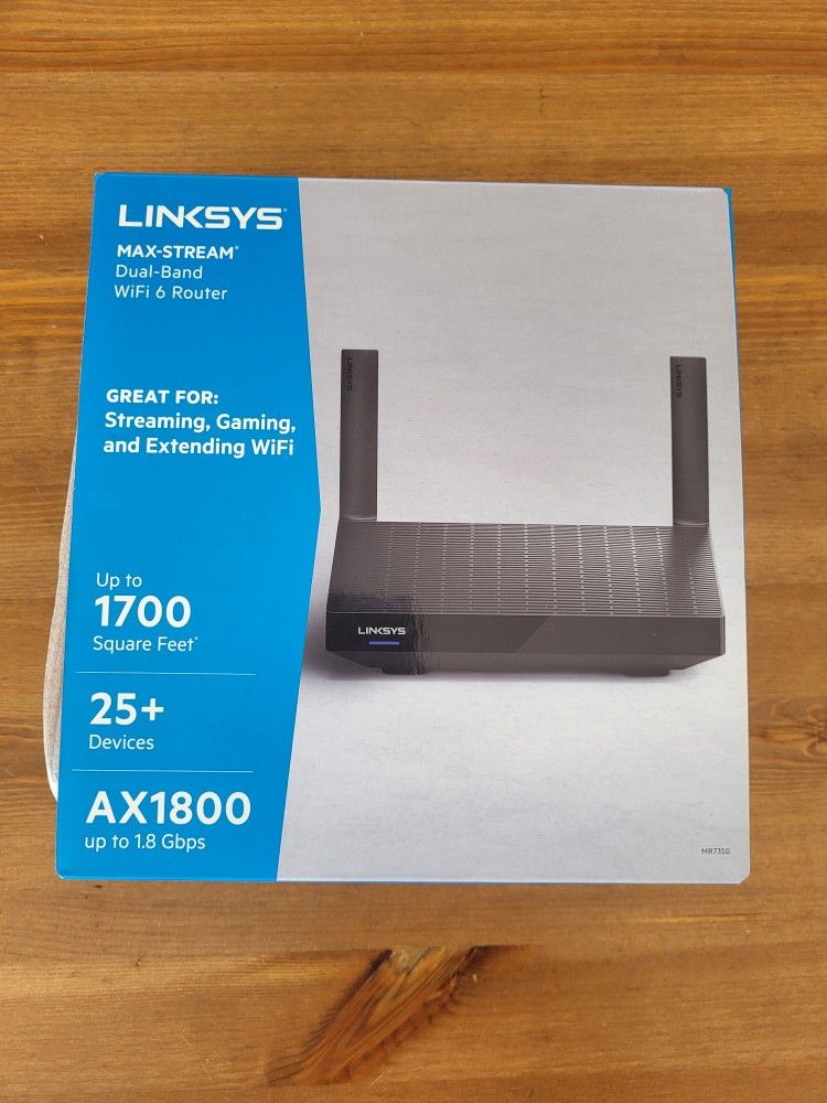 LINKSYS Max Stream Dual - Band Router (AX1800)