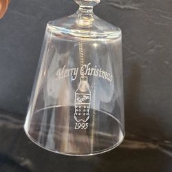 Rare 1995 Crystal Etched SPRITE Bottle Bell