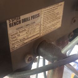 Drill Press Works Great Power With Stand