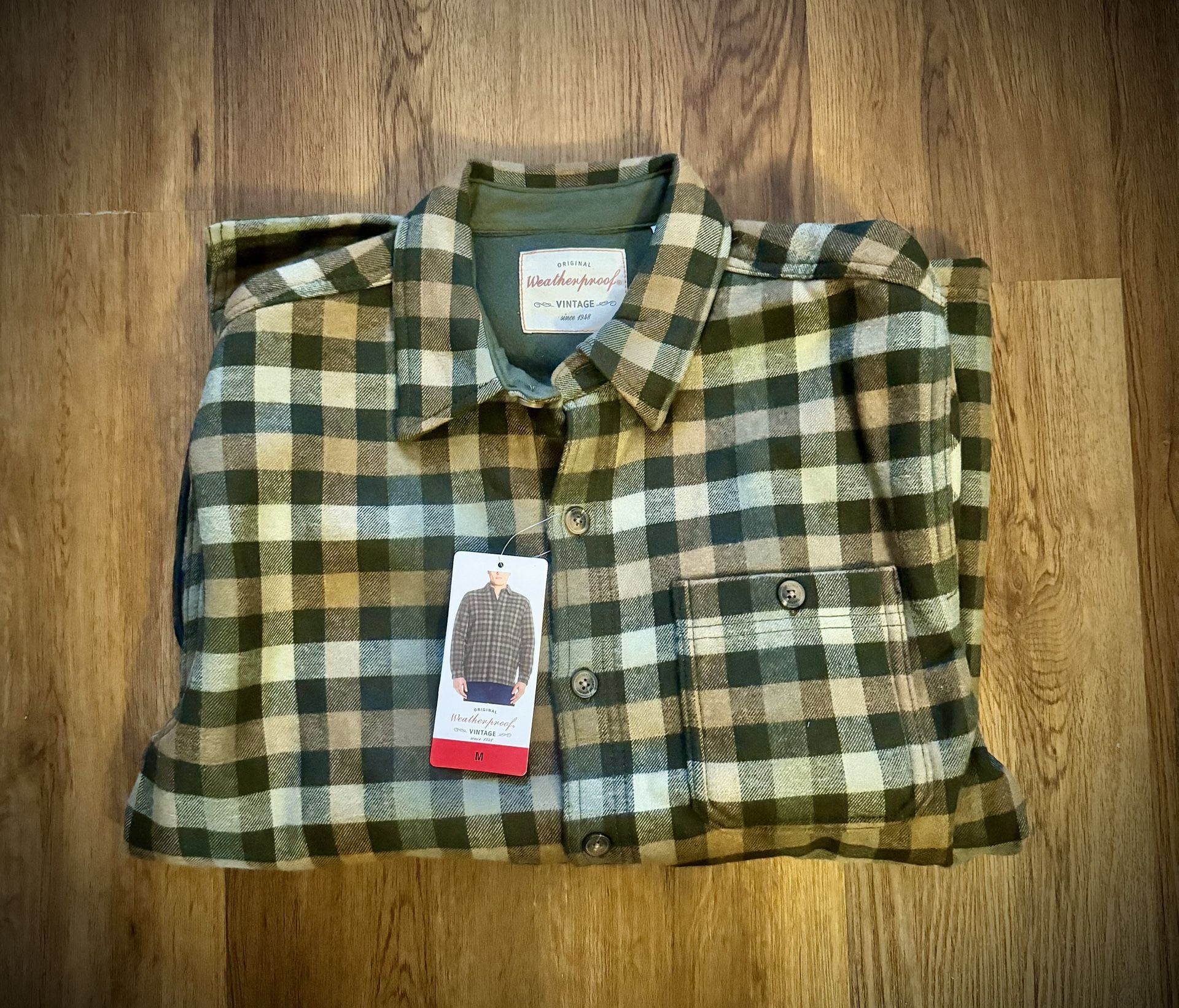 Weatherproof Men’s Flannel Size M