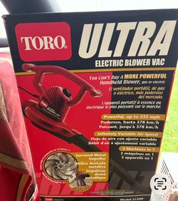Toro Ultra Electric Leaf Blower/Vacuum