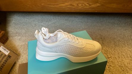 VEPOSE Raffia Suaderito White shoe size6