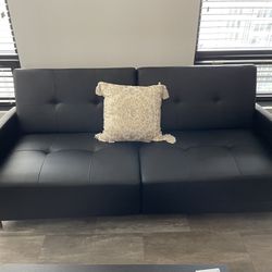 Black Couch Like New, Ashley Home Store