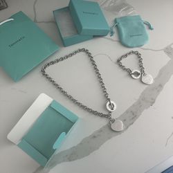 Tiffany And Co Necklace And Bracelet