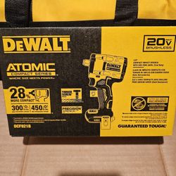 Atomic 1/2" DeWalt Impact Wrench 20v Tool Only  NOT NEGOTIABLE 