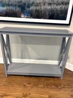 Grey accent table