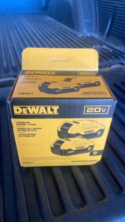 Dewalt 20v 5AH 2 pack