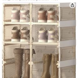 Special promo!! Shoe storage box, stackable, new