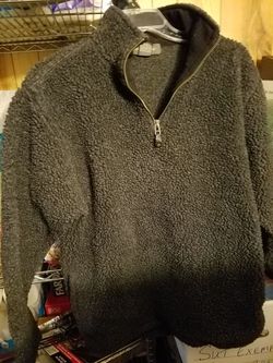 Grey fleece jacket size S Banana Republic