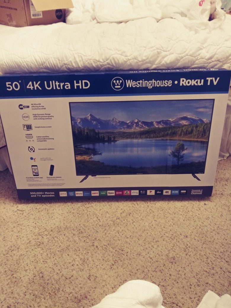 Brand new 50 inch smart tv