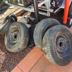 Used tires with rims