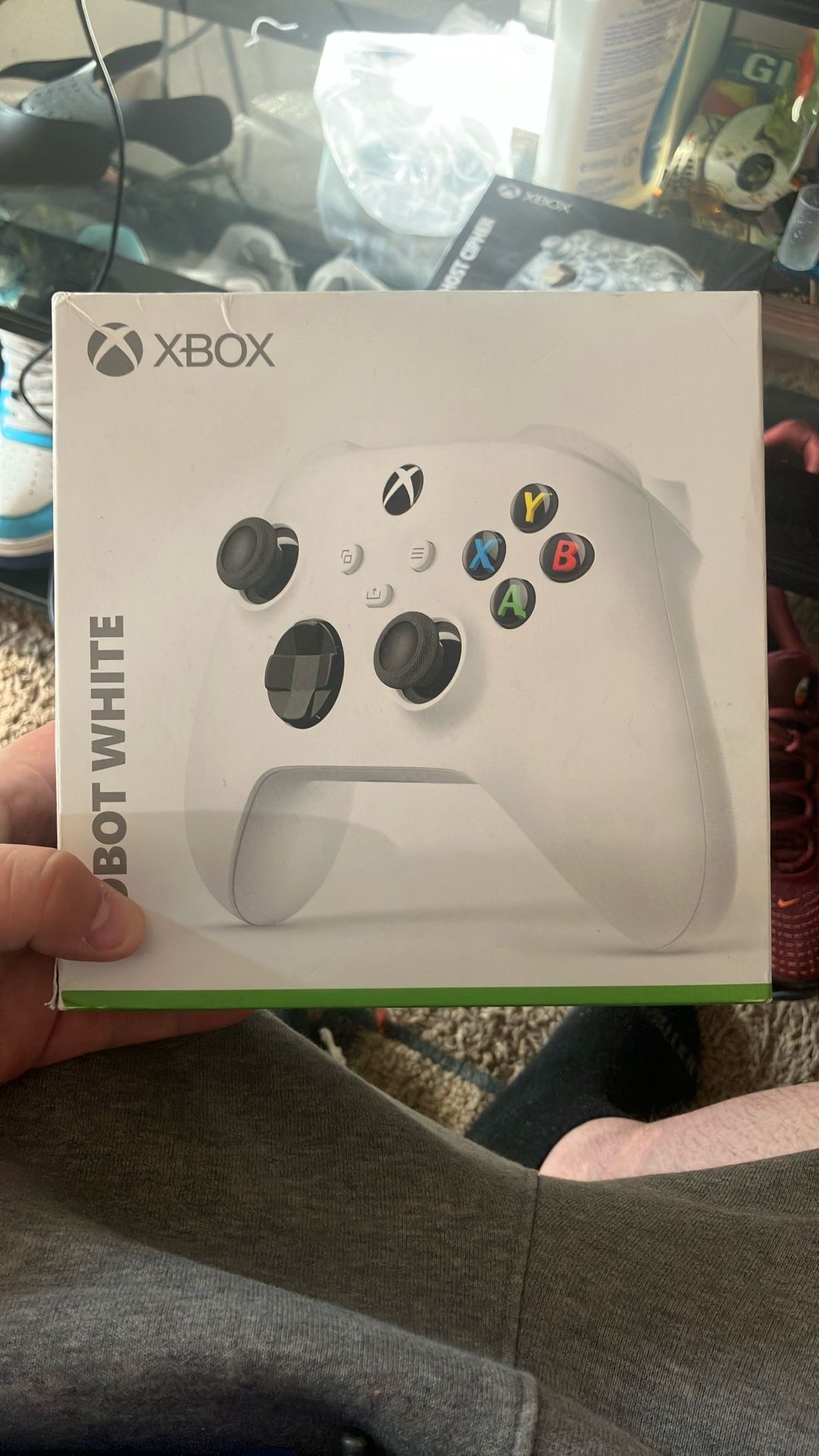Robot White Xbox Remote And Ghost Cypher Remote