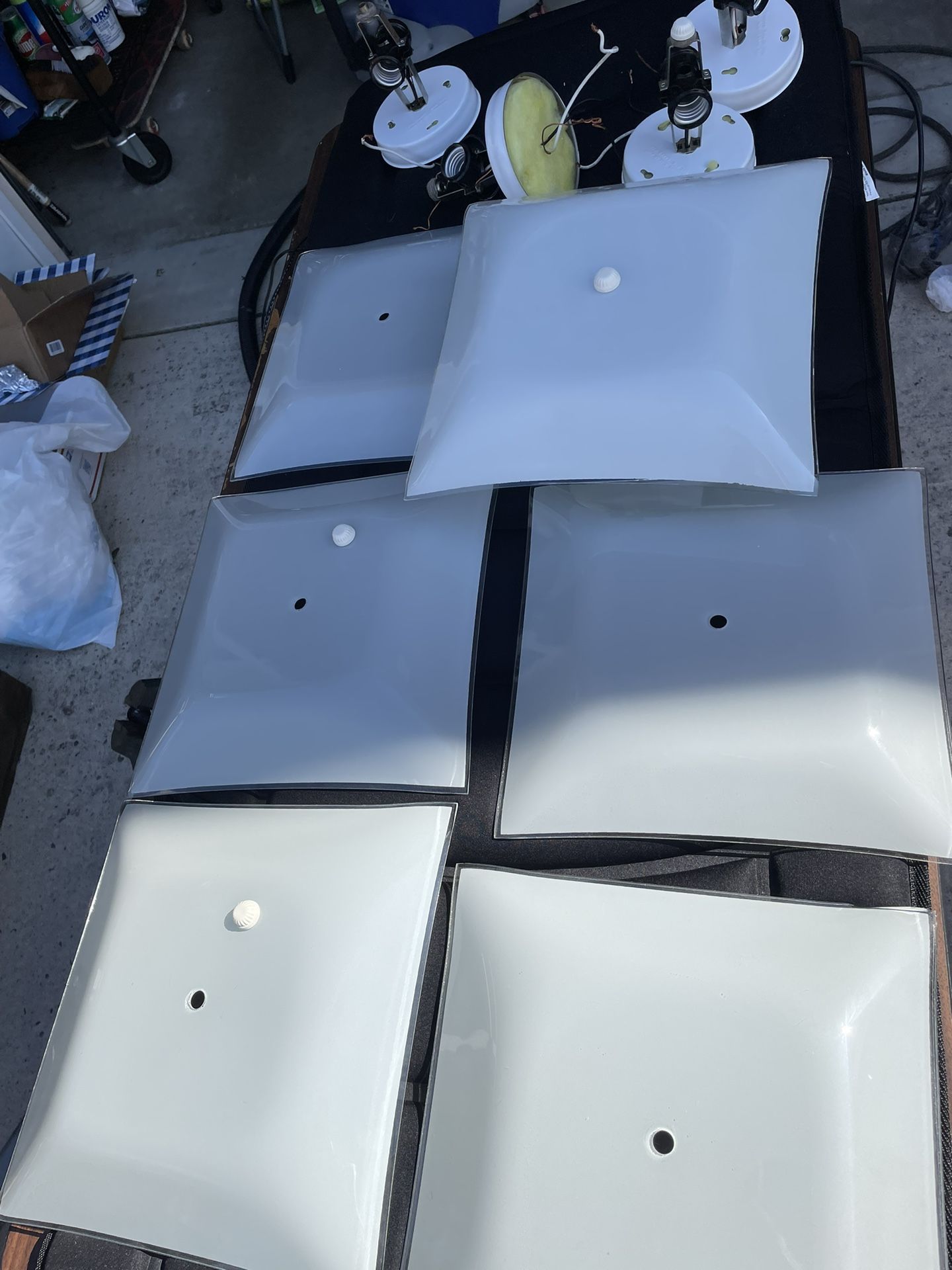 Light Fixtures 12” Square. NEW.