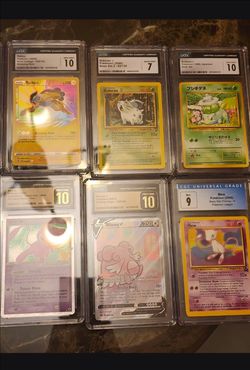 Pokemon graded card lot