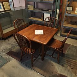 Solid Wood Game Table