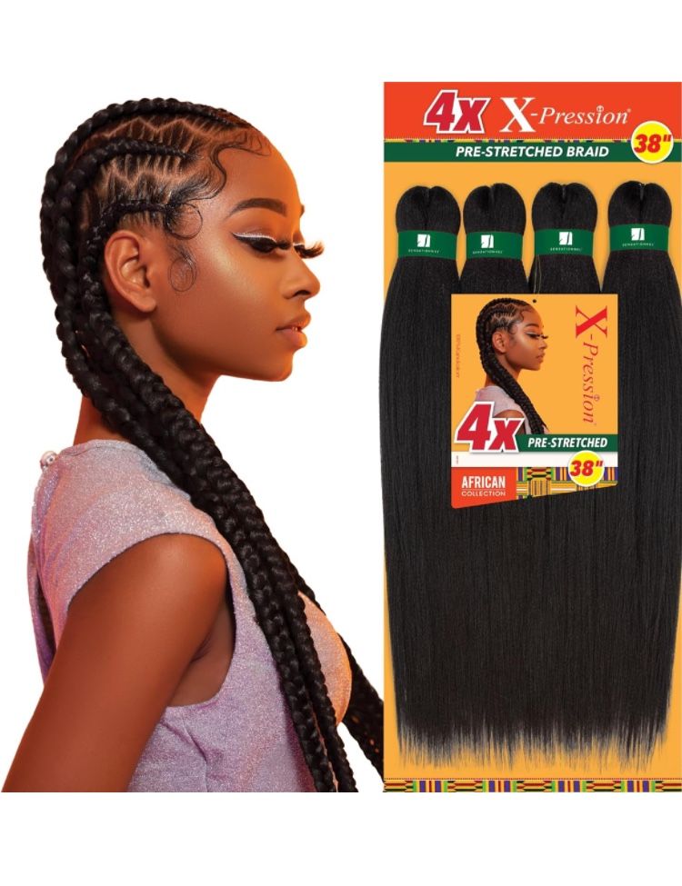 Sensationnel Xpression prestretched braiding hair, 1 pack 99J *NEW*