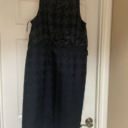 Banana Republic Size 14  Dress Navy Blue 