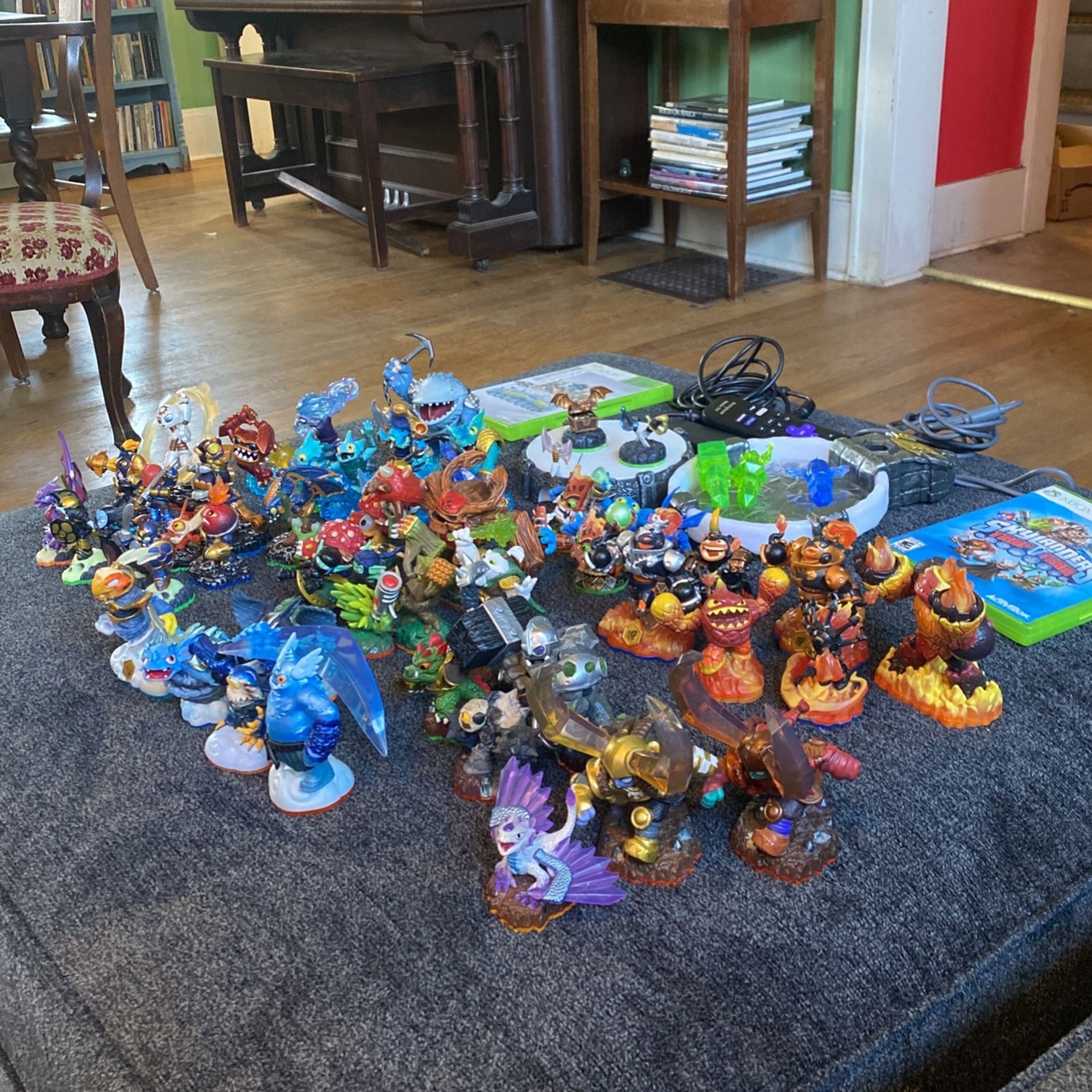 50 SkyLanders Lot With Portals And Games (Giants,Trap Team,Swap Force)
