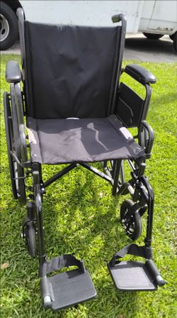 Wheelchair 18"wide Light Weight Silla De Ruedas Liviana