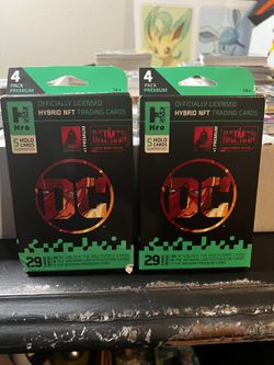 DC HRO Hybrid Trading Cards Hanger Box