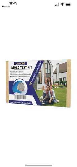 Mold Testing Kit with 10 Individual Tests - DIY Mold Test Kit for Home -