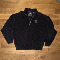 Tommy Bahama Vintage Quarter Zip, Size Large