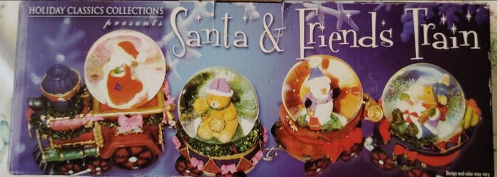 Christmas Snow Globe Train