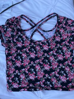 Flower crop top