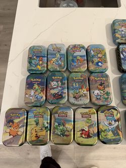 Empty Pokemon Tins
