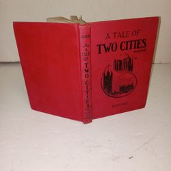 Vintage Old 1952 A TALE OF TWO CITIES - Charles Dickens HC Book