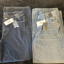 Brand new wide leg jeans
