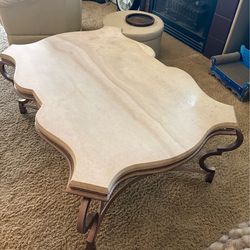 Travertine Coffee Table