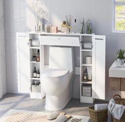 Short Over The Toilet Storage Cabinet - KLV029