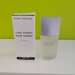 95% Full Tester Bottle of L'eau D'Issey Pour Homme EDT