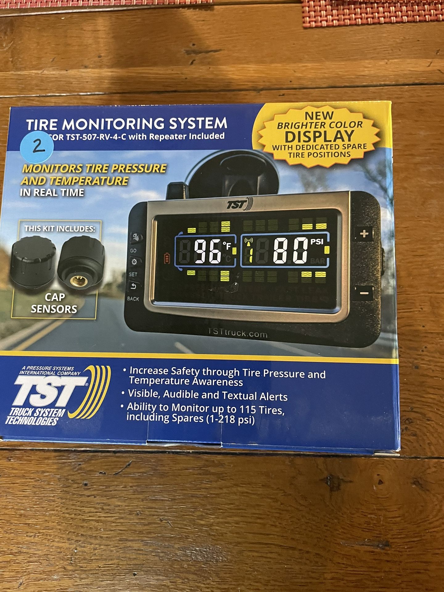 TST Tire Pressure and Temperature Monitoring System