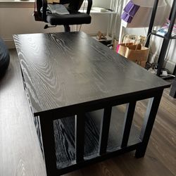 Black coffee table