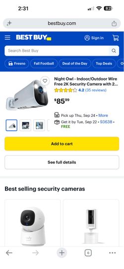 Night Owl Indoor/Outdoor Wire free Camera and Arlo wired camera