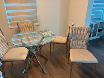Table and chairs